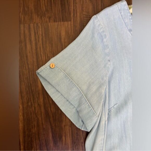 J.jill denim indigo how-low dress size MP - Picture 12 of 13